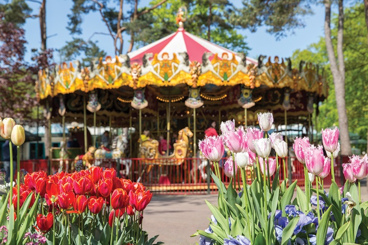 Efteling, attractions park, Dutch Disneyland, Netherlands with children