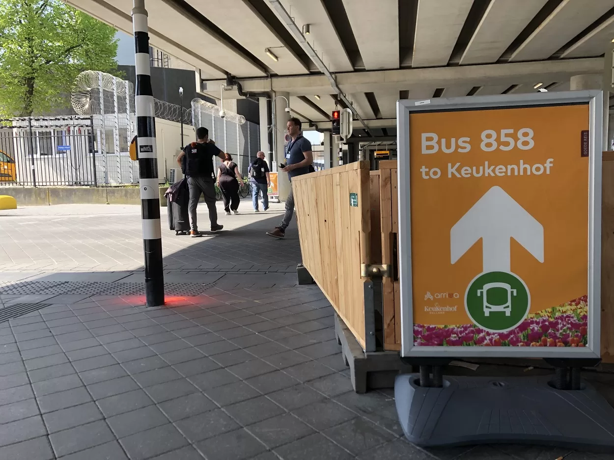 Bus 858 Keukenhof from Schiphol timetable