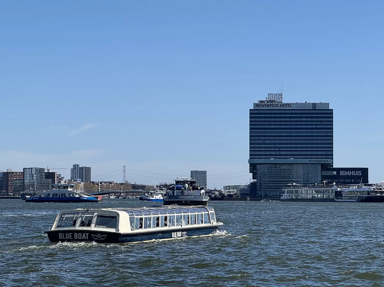 Movenpick hotel with a view on SAIL Amsterdam