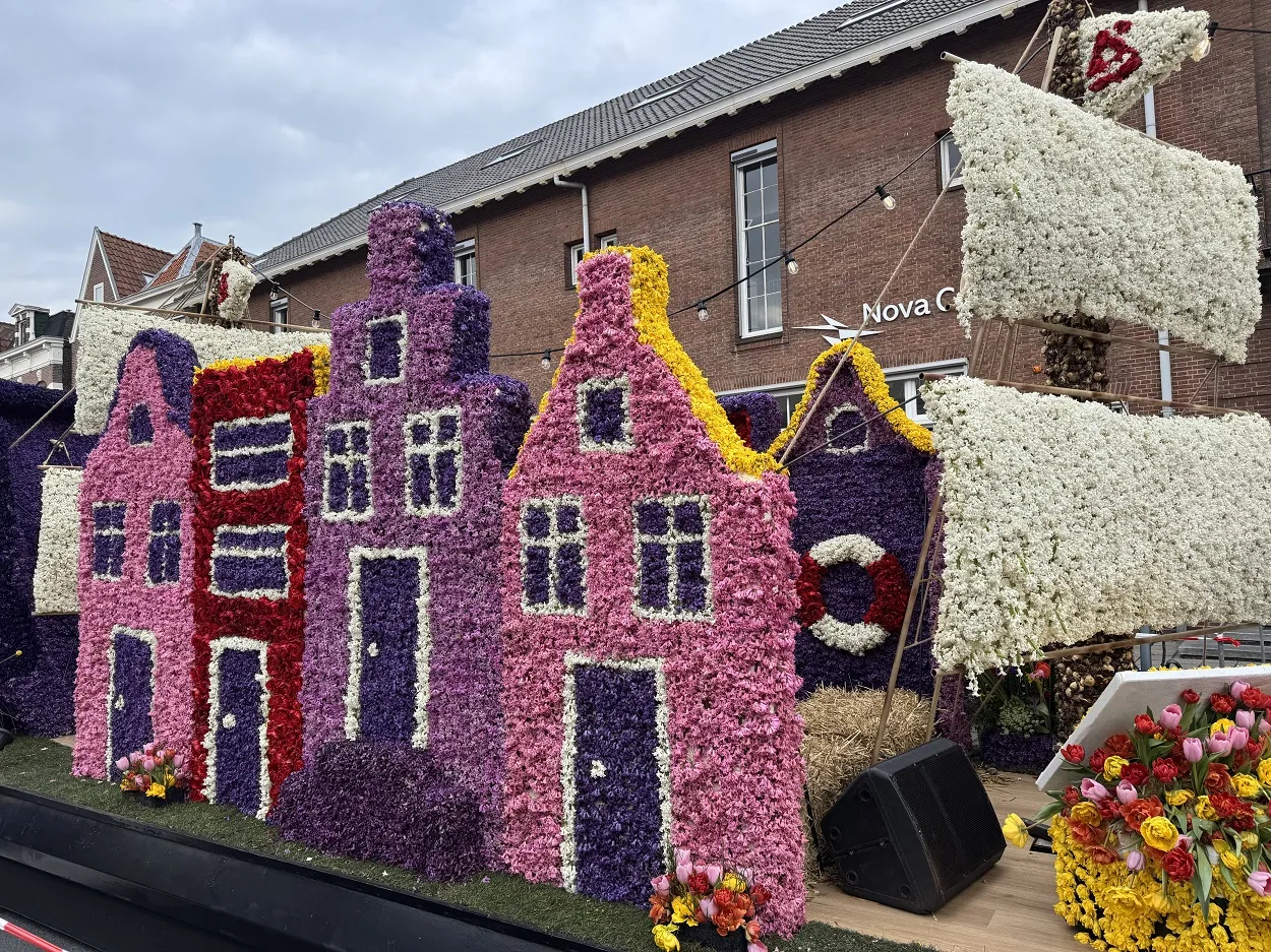 Flower parade in Haarlem the Netherlands