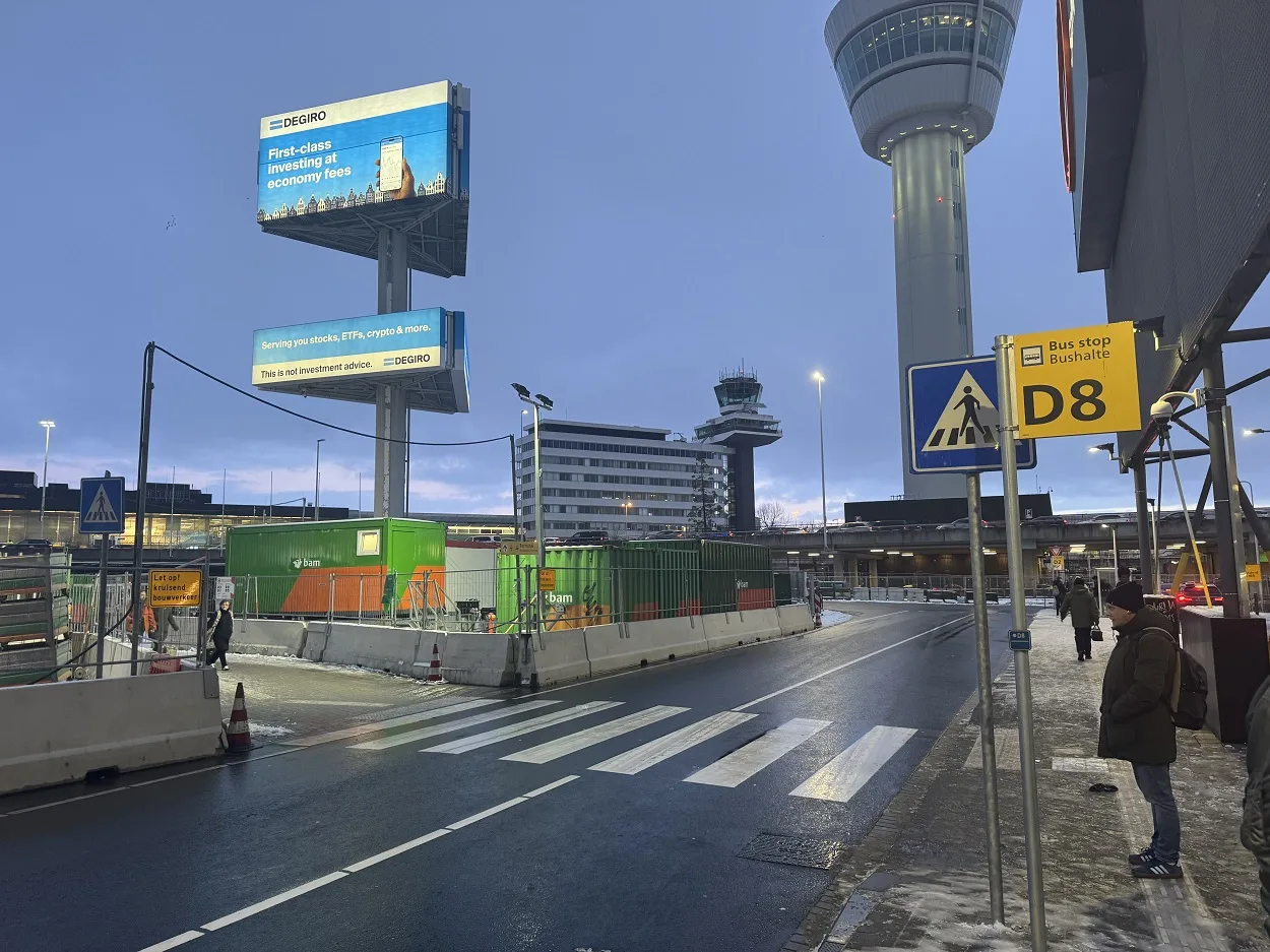 Schiphol airport bus station