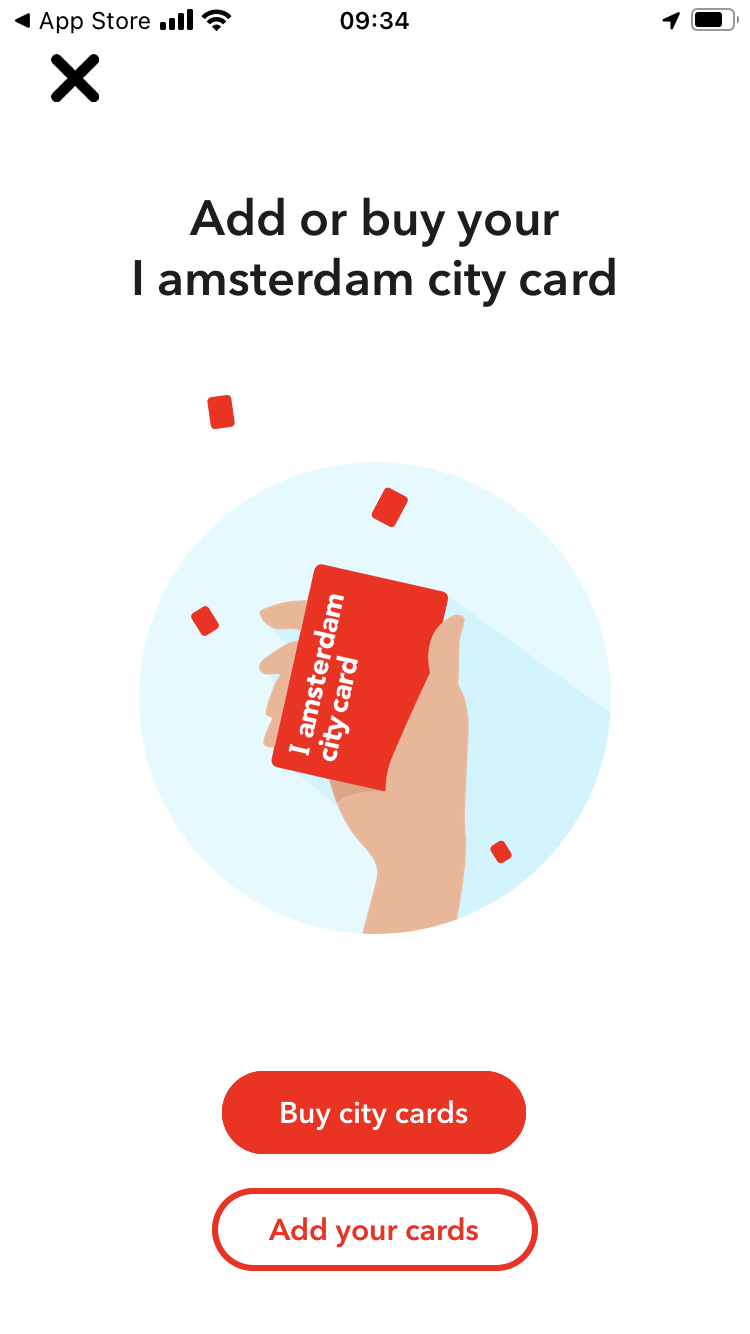 I amsterdam city card, digital pass