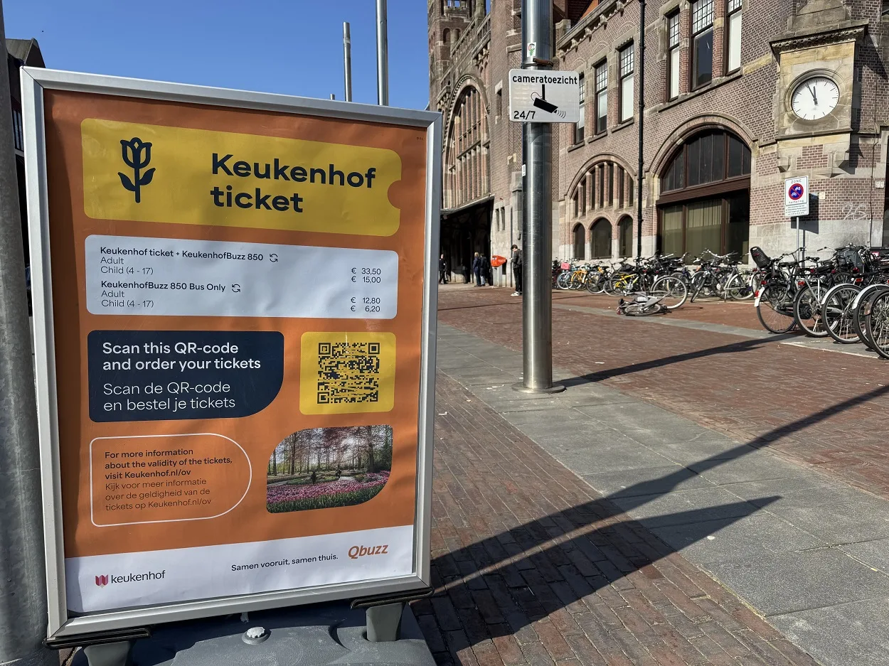 Keukenhof bus 850 tickets