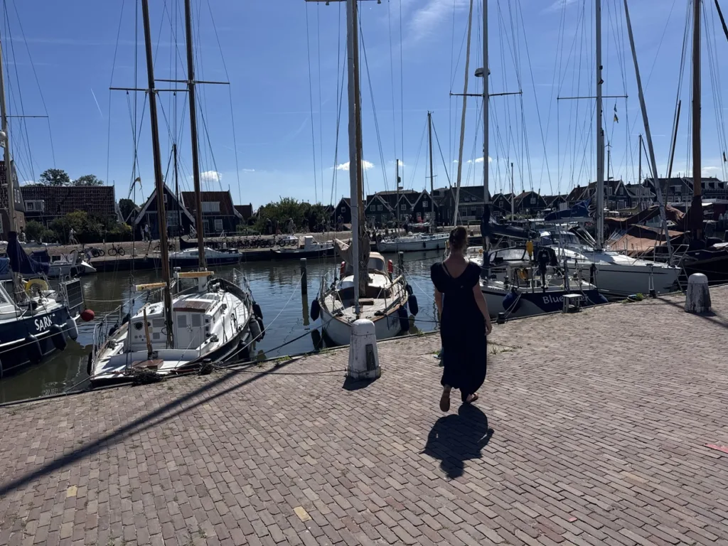 Me in Marken in the Netherlands