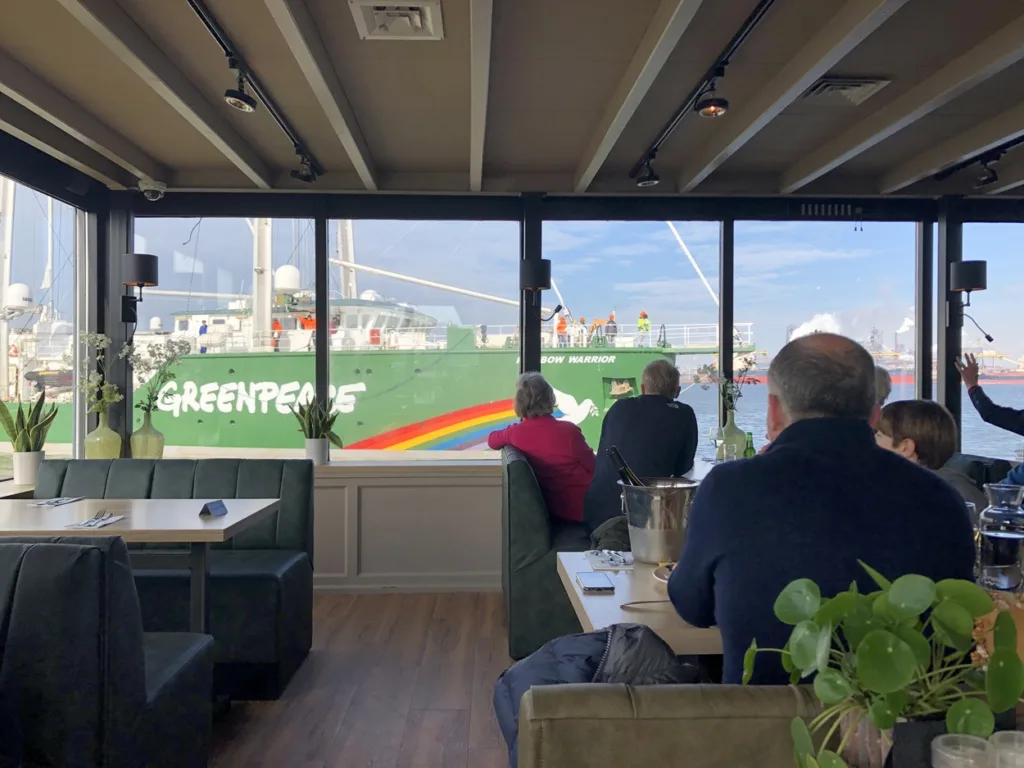 View of the port of IJmuiden, the Netherlands